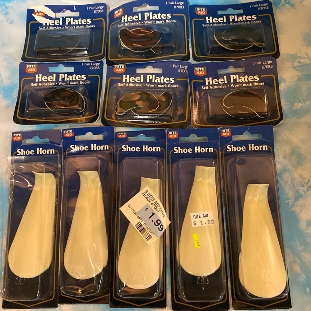 2/$20.  Shoe Horns & Heel Plates Shoe Accessories Floor Protection